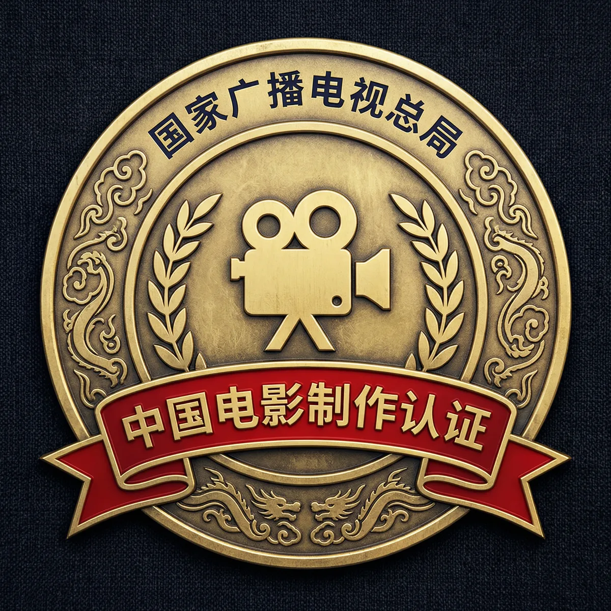 蜜桃视频影视制作许可证徽章-国家广播电视总局颁发